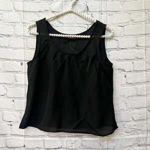 NWOT JUST POLLY NEW YORK SHEER BLOUSE